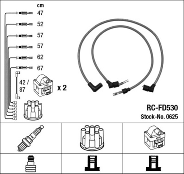 RC - FD530 ATESLEME KABLOSU