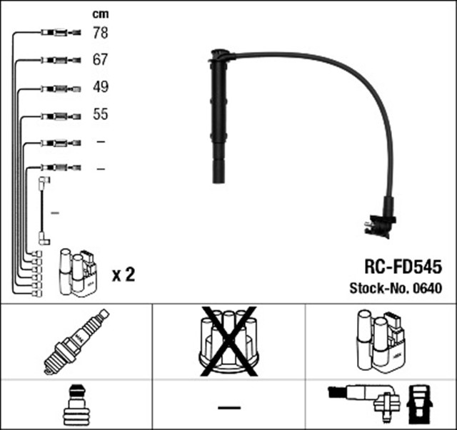 RC - FD545 ATESLEME KABLOSU
