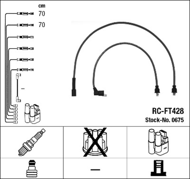 RC - FT428 ATESLEME KABLOSU