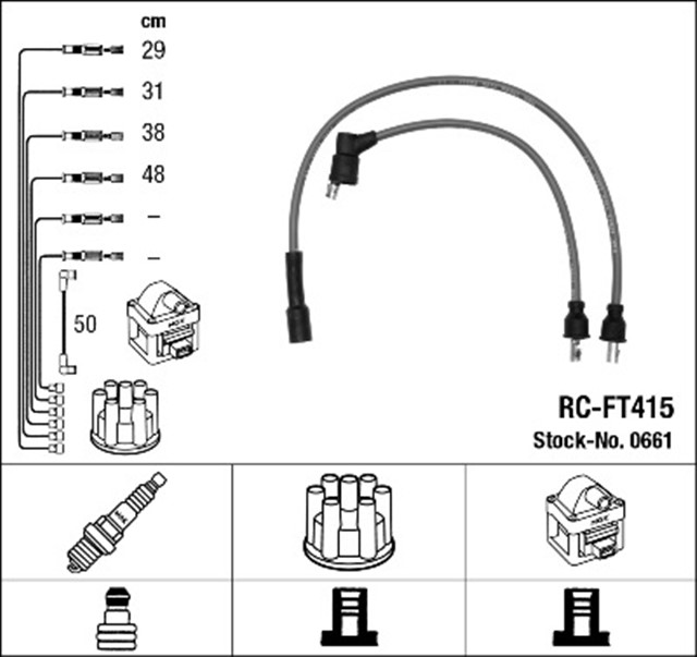 RC - FT415 ATESLEME KABLOSU