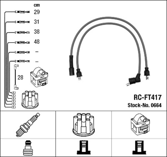 RC - FT417 ATESLEME KABLOSU