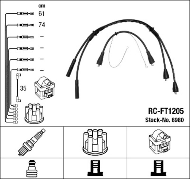 RC - FT1205 ATESLEME KABLOSU