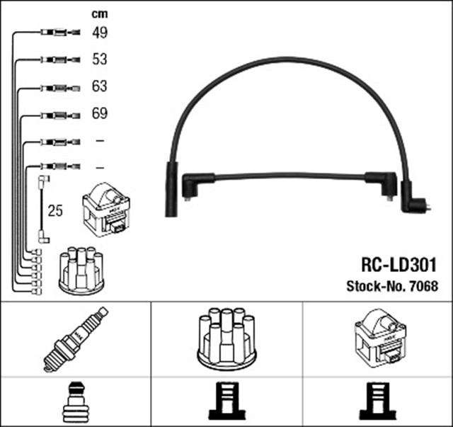 RC - LD301 ATESLEME KABLOSU