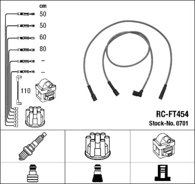 RC - FT454 ATESLEME KABLOSU