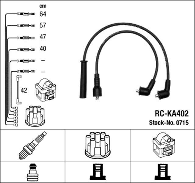RC - KA402 ATESLEME KABLOSU