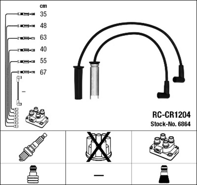 RC - CR1204 ATESLEME KABLOSU