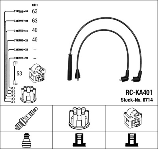 RC - KA401 ATESLEME KABLOSU