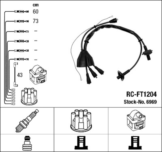 RC - FT1204 ATESLEME KABLOSU