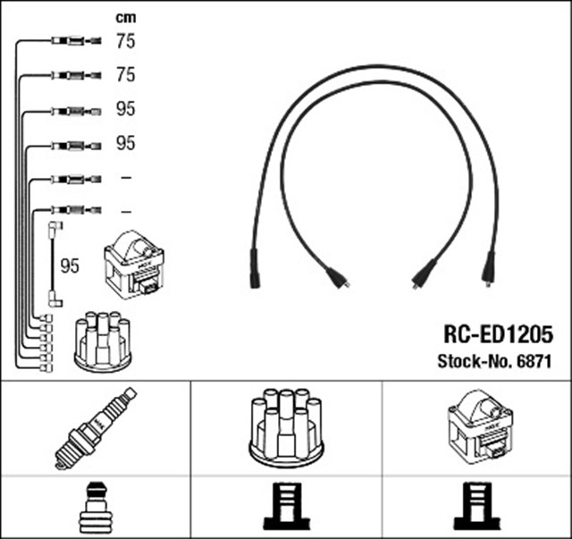 RC - ED1205 ATESLEME KABLOSU
