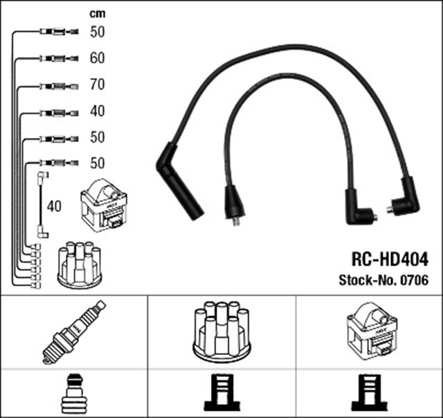 RC - HD404 ATESLEME KABLOSU