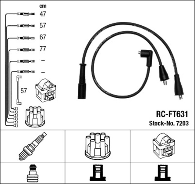 RC - FT631 ATESLEME KABLOSU