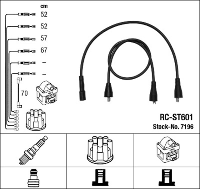 RC - ST601 ATESLEME KABLOSU