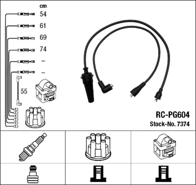 RC - PG604 ATESLEME KABLOSU