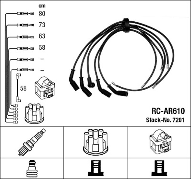 RC - AR610 ATESLEME KABLOSU