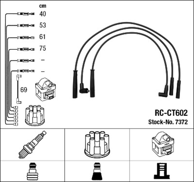 RC - CT602 ATESLEME KABLOSU