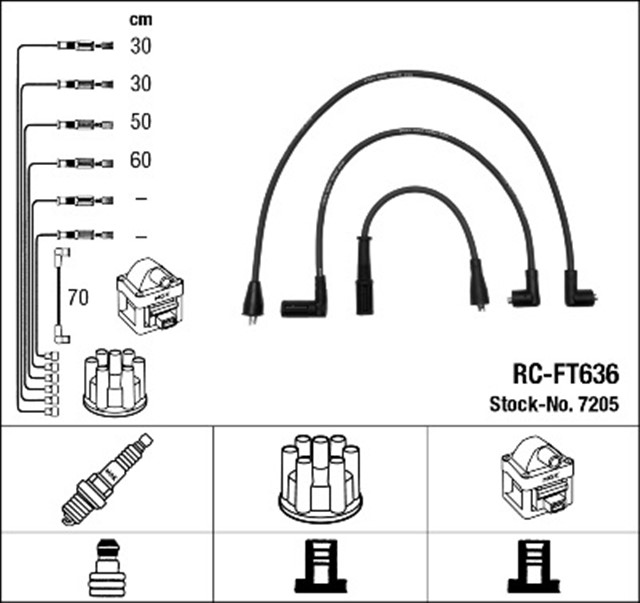 RC - FT636 ATESLEME KABLOSU