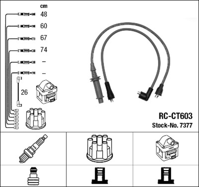 RC - CT603 ATESLEME KABLOSU