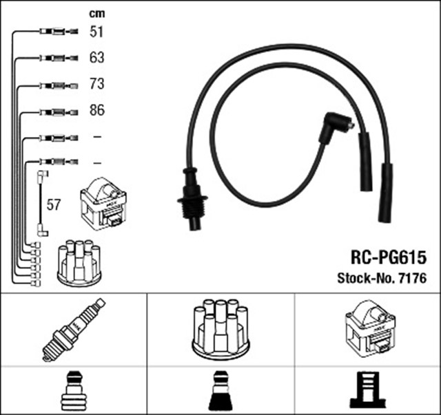 RC - PG615 ATESLEME KABLOSU