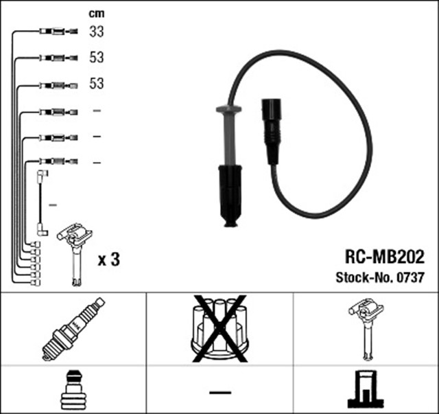 RC - MB202 ATESLEME KABLOSU