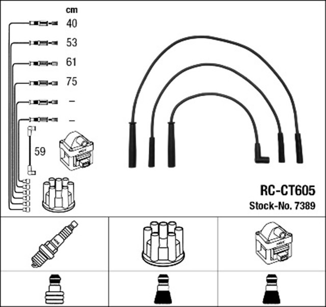 RC - CT605 ATESLEME KABLOSU