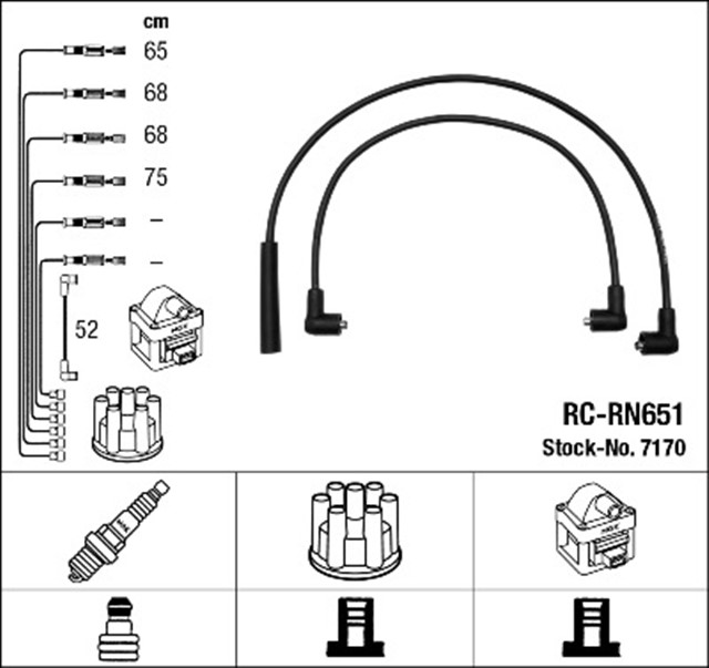 RC - RN651 ATESLEME KABLOSU