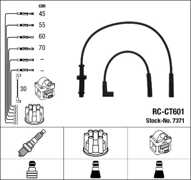 RC - CT601 ATESLEME KABLOSU