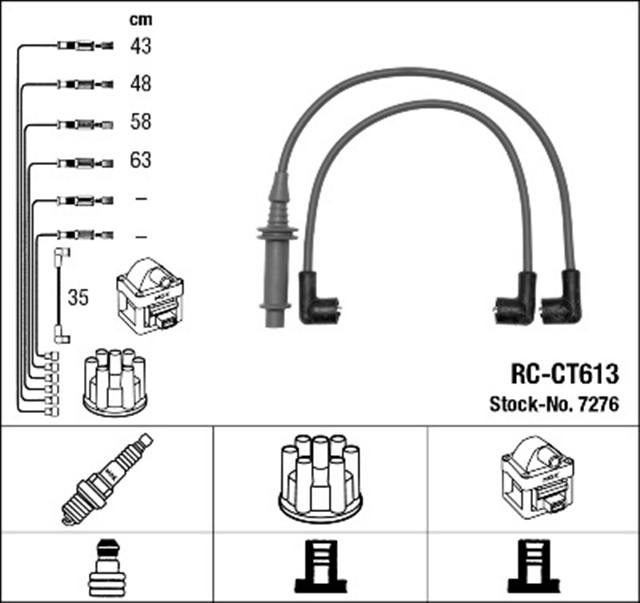 RC - CT613 ATESLEME KABLOSU