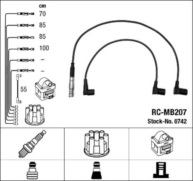 RC - MB207 ATESLEME KABLOSU