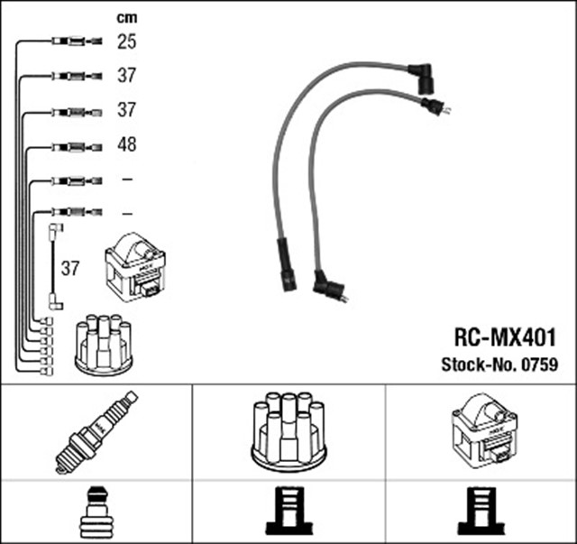 RC - MX401 ATESLEME KABLOSU