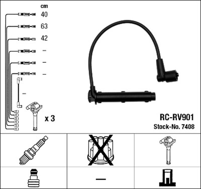 RC - RV901 ATESLEME KABLOSU