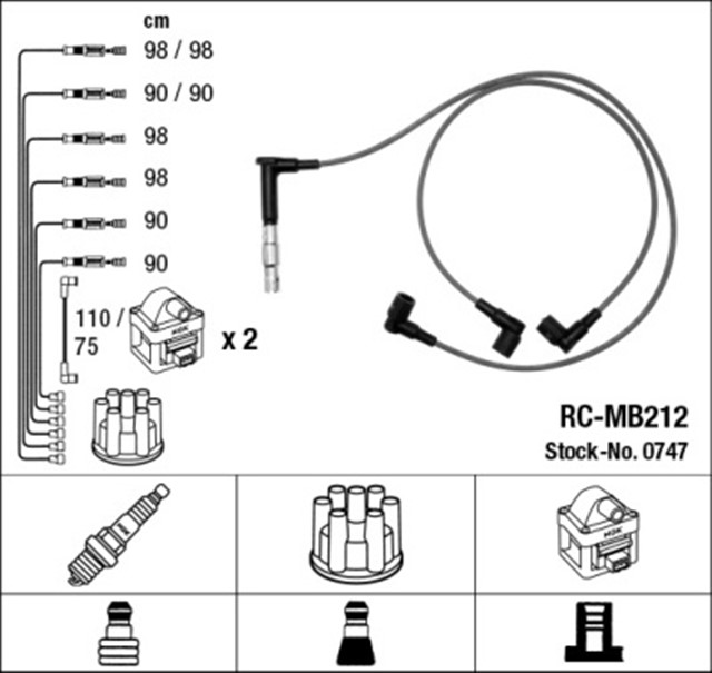 RC - MB212 ATESLEME KABLOSU