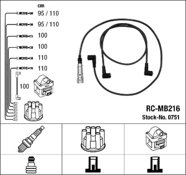RC - MB216 ATESLEME KABLOSU
