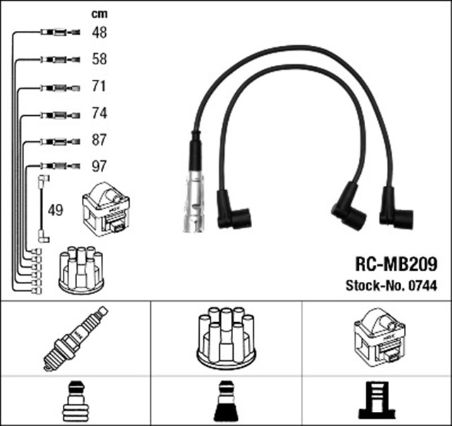 RC - MB209 ATESLEME KABLOSU