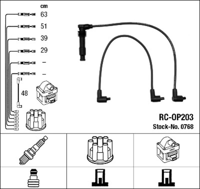 RC - OP203 ATESLEME KABLOSU