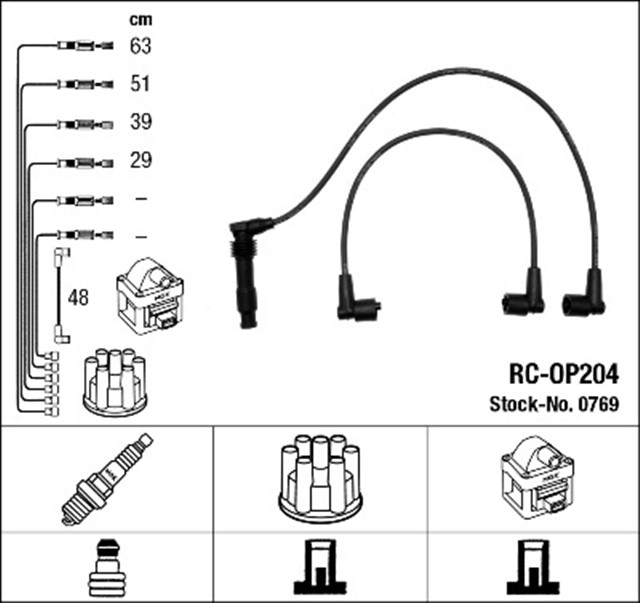 RC - OP204 ATESLEME KABLOSU