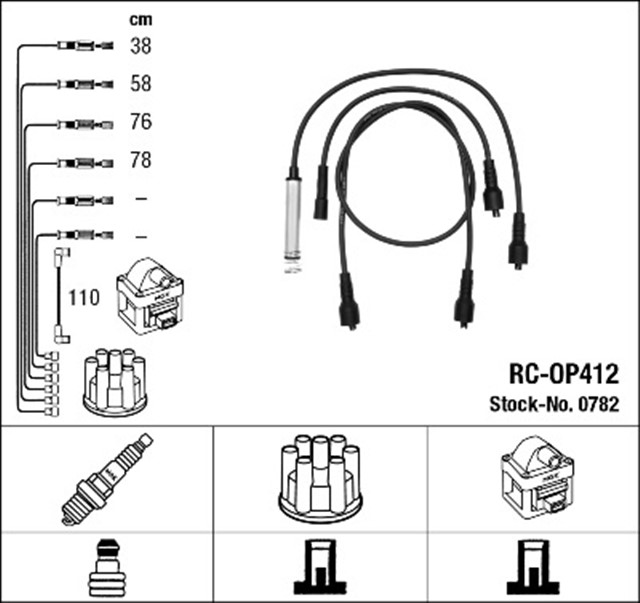 RC - OP412 ATESLEME KABLOSU