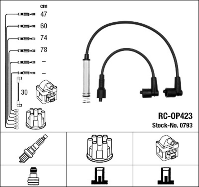 RC - OP423 ATESLEME KABLOSU