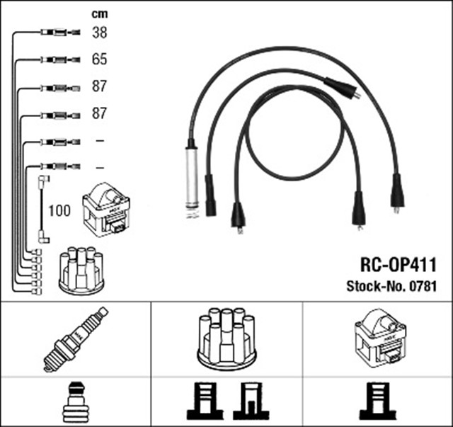 RC - OP411 ATESLEME KABLOSU