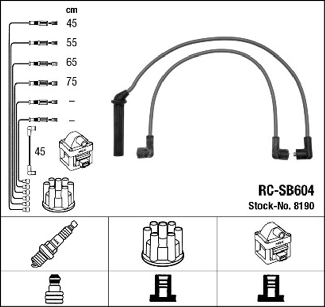 RC - SB604 ATESLEME KABLOSU