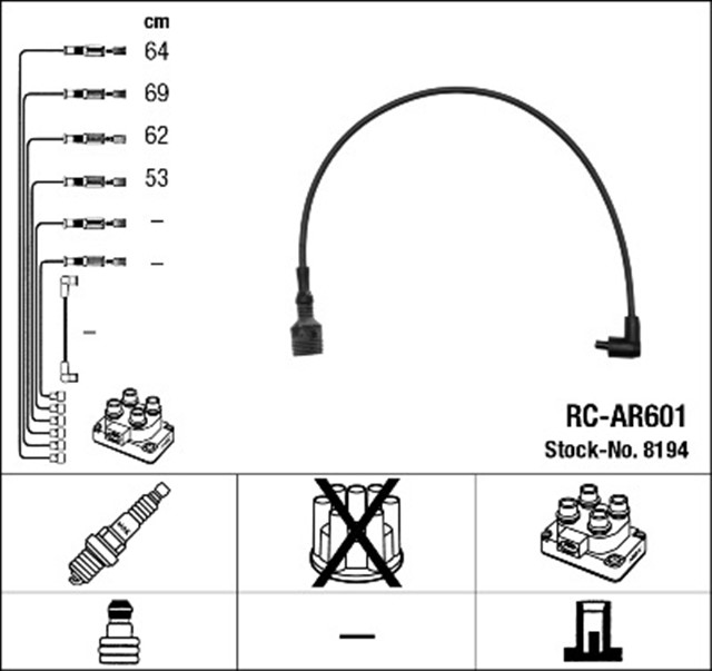 RC - AR601 ATESLEME KABLOSU
