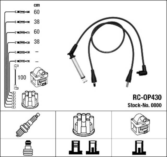 RC - OP430 ATESLEME KABLOSU