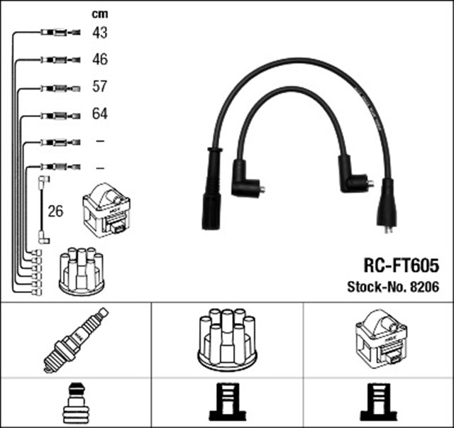 RC - FT605 ATESLEME KABLOSU
