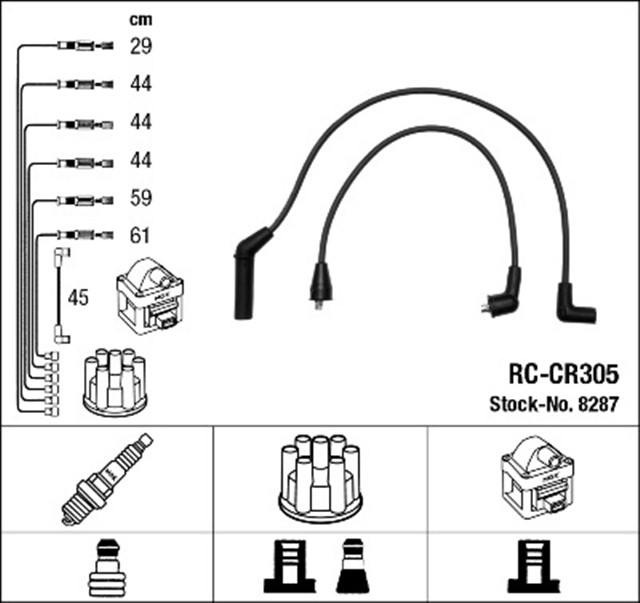 RC - CR305 ATESLEME KABLOSU