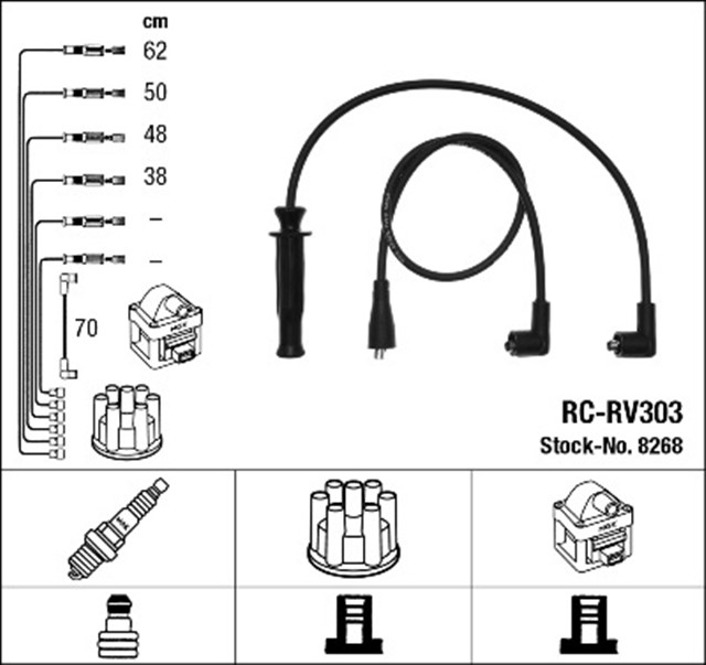 RC - RV303 ATESLEME KABLOSU