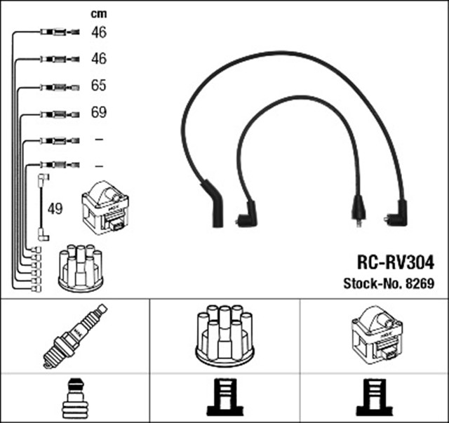 RC - RV304 ATESLEME KABLOSU