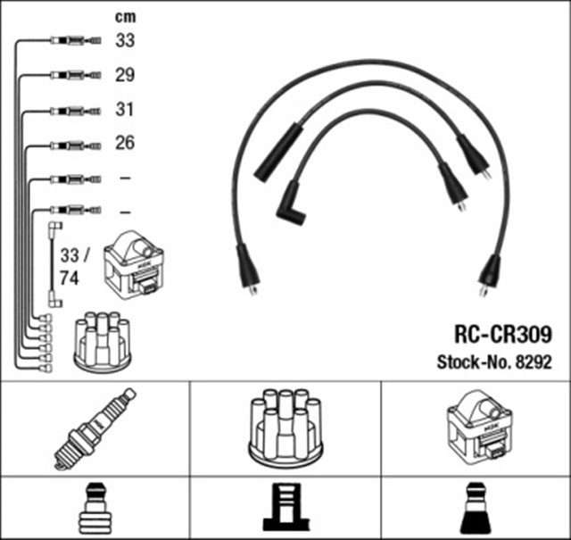 RC - CR309 ATESLEME KABLOSU