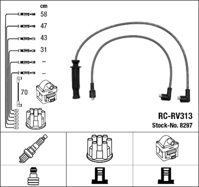 RC - RV313 ATESLEME KABLOSU
