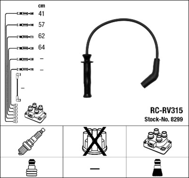 RC - RV315 ATESLEME KABLOSU