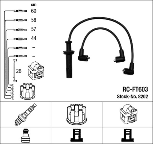 RC - FT603 ATESLEME KABLOSU
