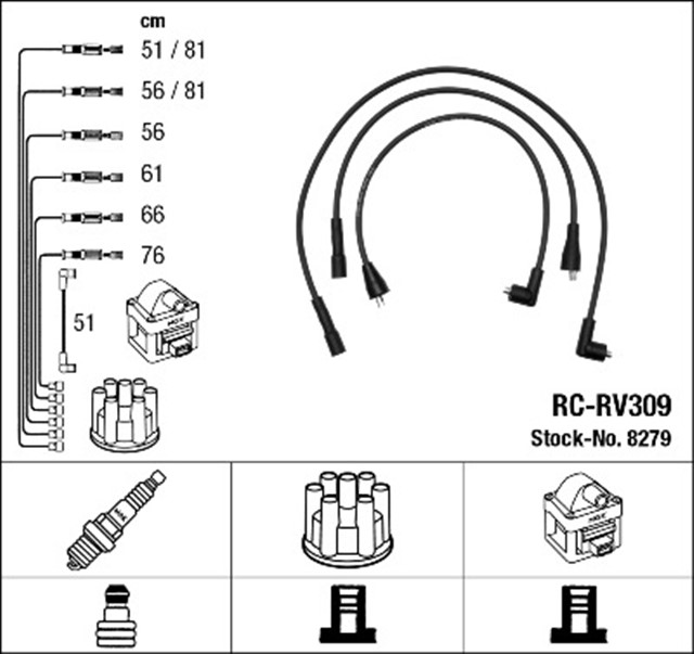 RC - RV309 ATESLEME KABLOSU